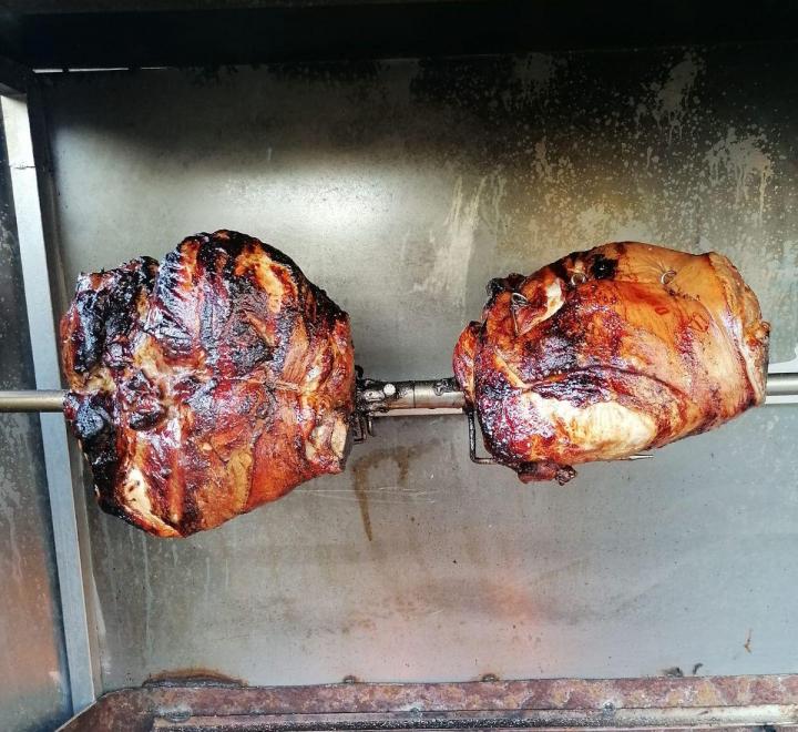 Viande à la broche Mauriac